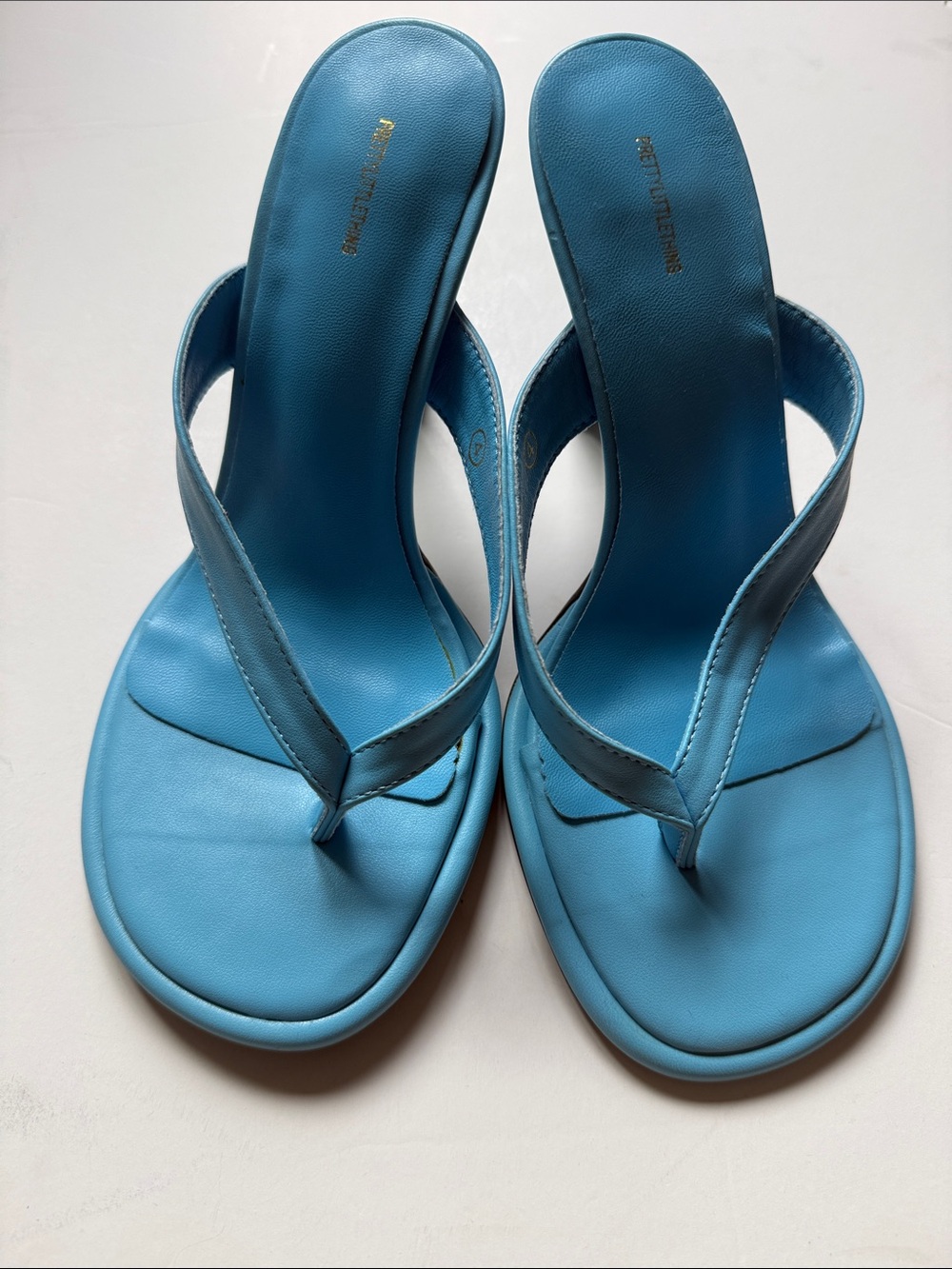 Blue Women’s Thong Sandals - Classic Slip-On